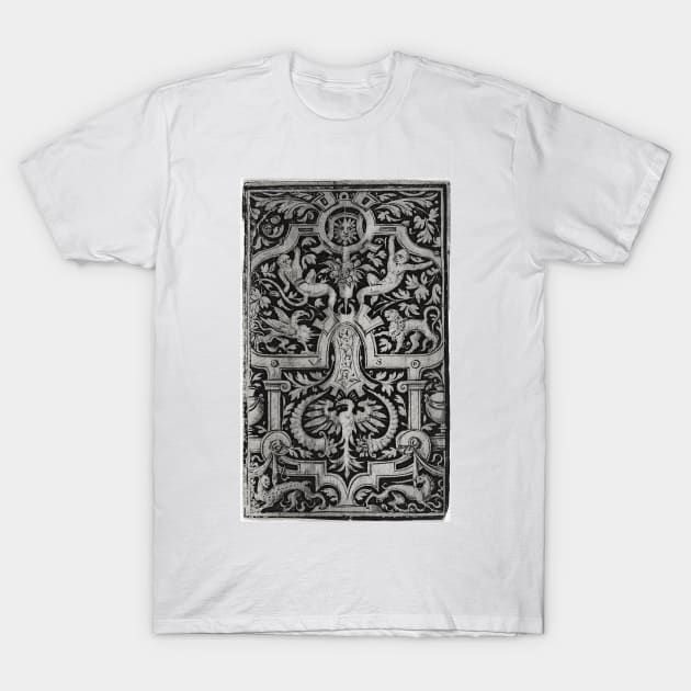 Strapwork and Foliage T-Shirt by paddyprints